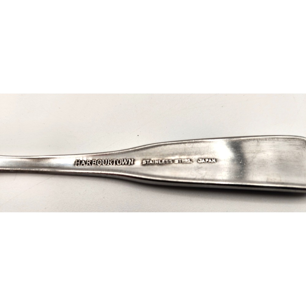 Harbourtown Stainless Flatware Japan Lot of 4 Teaspoons Beaded Handle Vintage - Picture 3 of 3